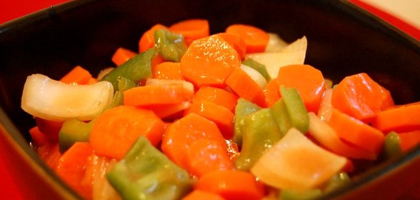 Морковь под маринадом