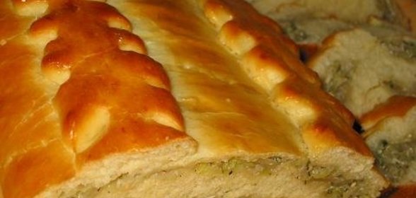 Кулебяка с капустой