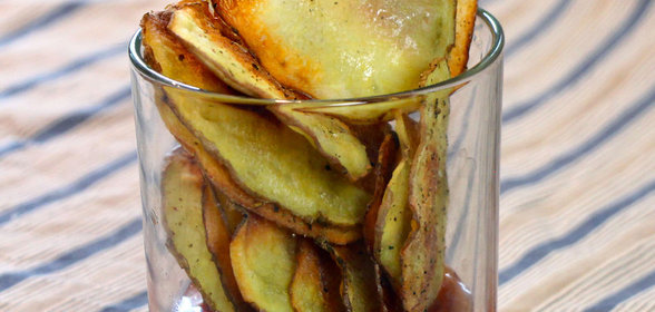 Чипсы в духовке. Видео