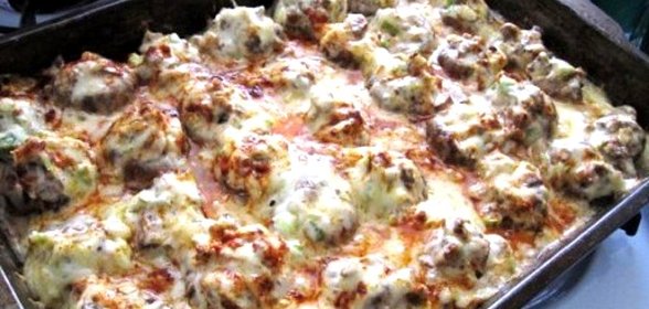 Пирог с фаршированными грибами