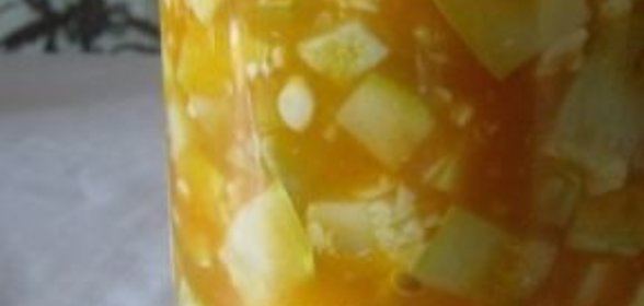 Салат из кабачков, консервированный на зиму
