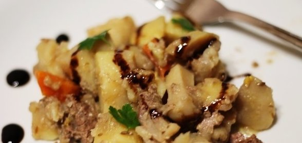 Говядина кусочками в мультиварке