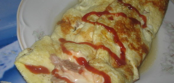 Омлет-конверт фаршированный