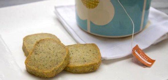Печенье с чаем и апельсиновой цедрой