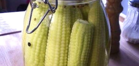 Маринованная молодая кукуруза на зиму