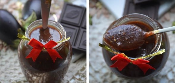 Конфитюр из баклажанов с имбирем и шоколадом