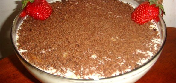 Десерт из ревеня