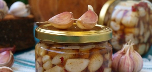 Маринованный чеснок на зиму