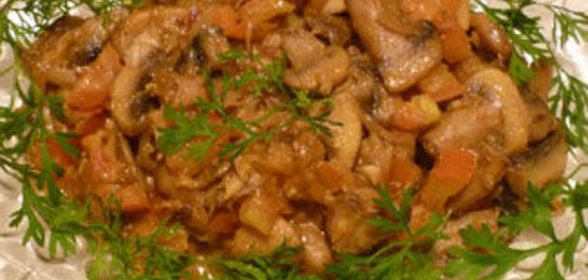 Грибы в остром соусе по-непальски