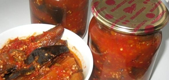 Аджика баклажанная на зиму