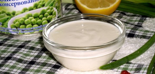 Майонез из горошка