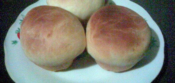 Постные булочки с рыбной икрой (икра минтая)