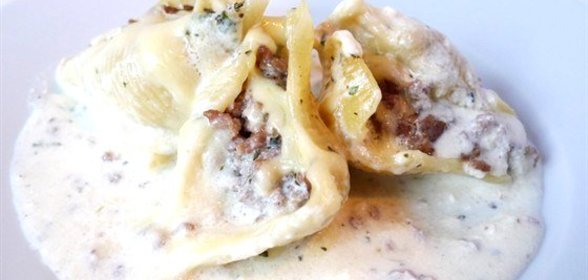 Конкильони с фаршем