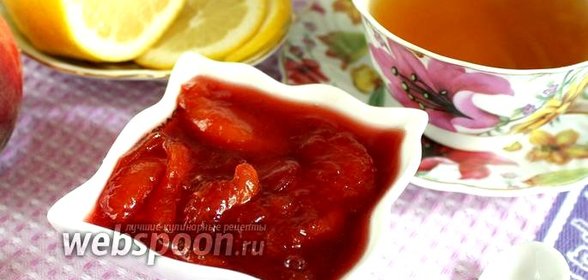 Конфитюр из персиков с коньяком