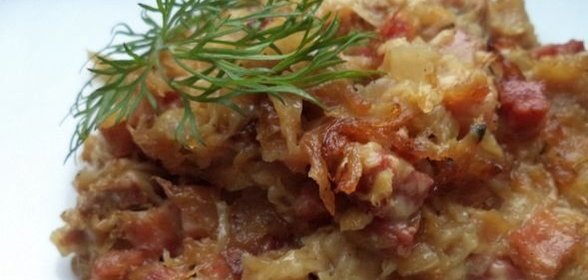 Солянка из квашенной капусты