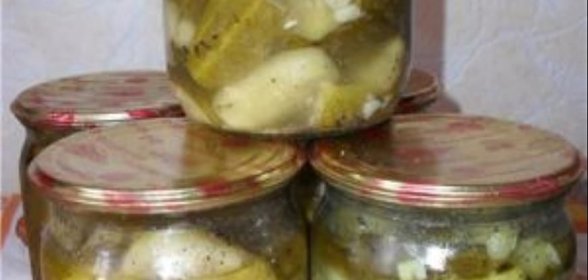 Огурцы с горчицой