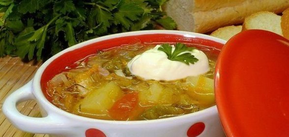 Щи из квашеной капусты