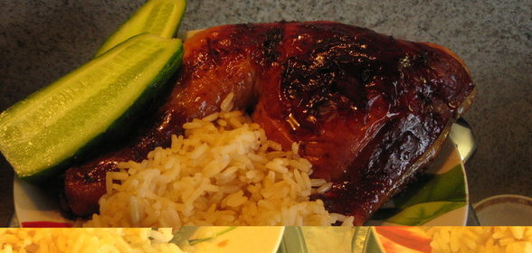 Курочка в медово-соевом маринаде