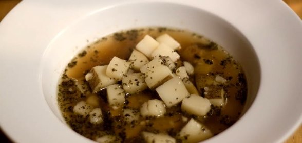 Чешский чесночный суп