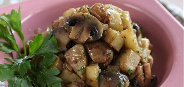 Грибная икра с баклажанами
