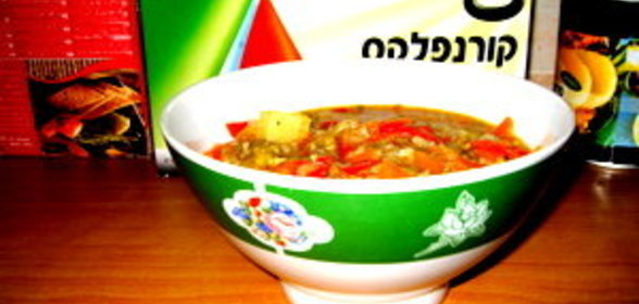 Говядина с машем и рисом