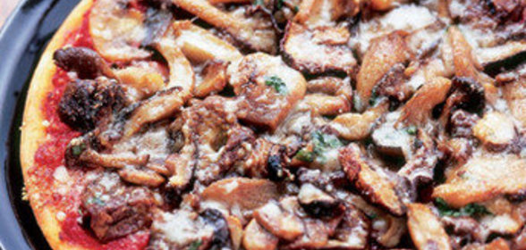 Пицца с грибами