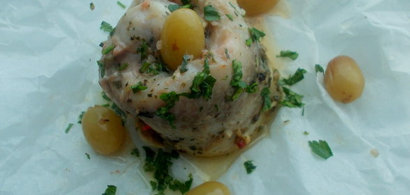 Рыбный рулет в пикантном маринаде