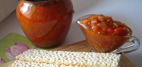 Икра из зелёных помидоров