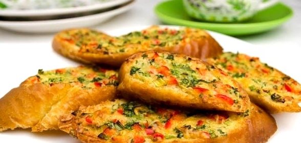 Пёстрые гренки