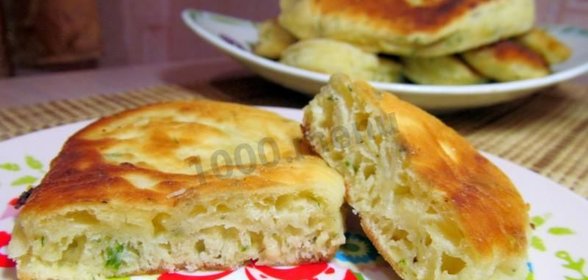 Пирожки на сыворотке жареные без дрожжей