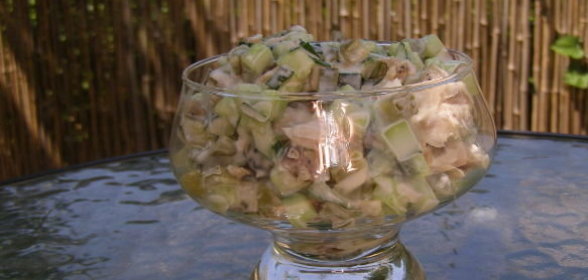 Закуска из рыбы и сыра