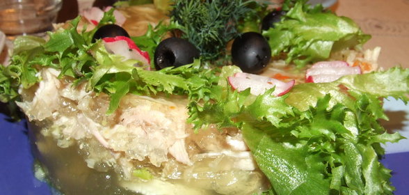 заливная курица