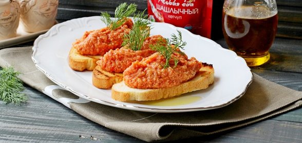 Паштет из чечевицы и тунца