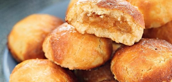 Печенье с ананасовым джемом