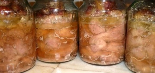 Домашняя тушенка из свинины