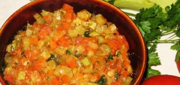 Кабачковая икра по-еврейски