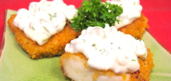 Рыба под соусом «Тартар»