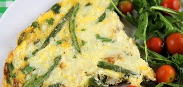 Омлет с замороженными овощами