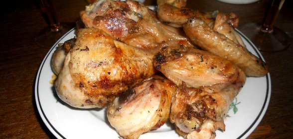 Курочка в мятном маринаде