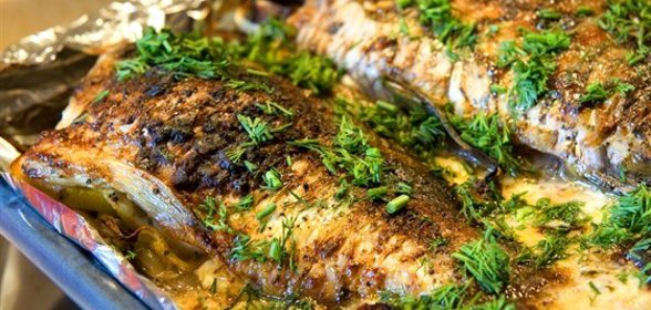 Лосось в сливочном соусе