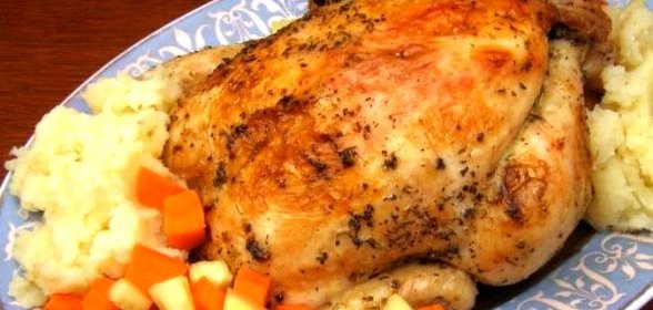 Сочная курица в духовке
