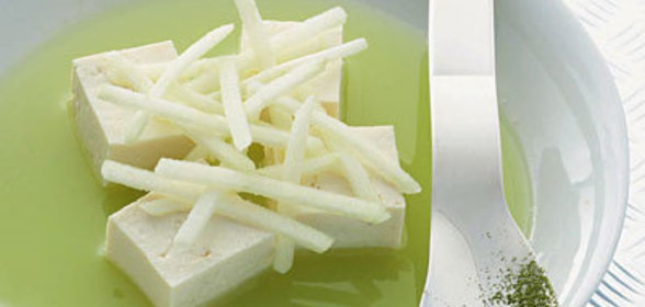 Тофу с яблоками