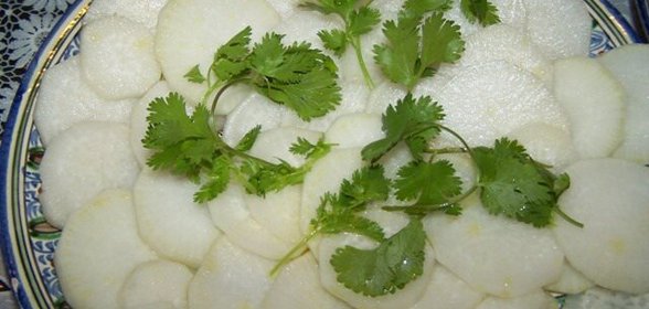 Дайкон с рисовым уксусом - идеальное дополнение к шашлыку