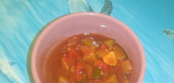 Кабачковый салат с перцем на зиму(возможно вариант)