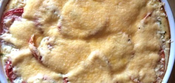 Запеканка из кабачков и фарша индейки