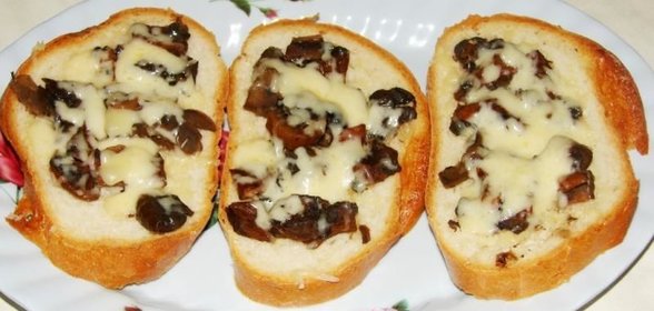 Бутерброды горячие с сыром в микроволновке