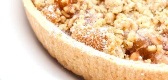 Пирог с абрикосами и мюсли