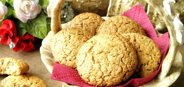 Постное овсяное печенье