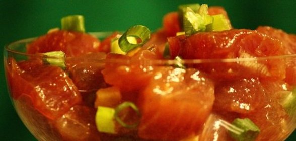 Свежий Тунец с Имбирем и Сакэ ! ! !