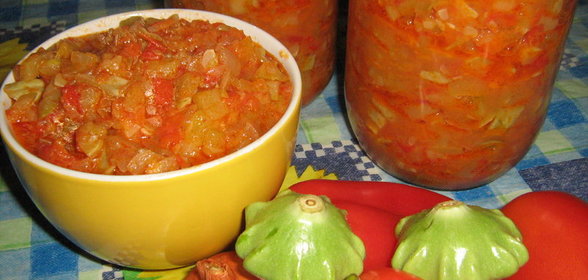 Икра из патиссонов